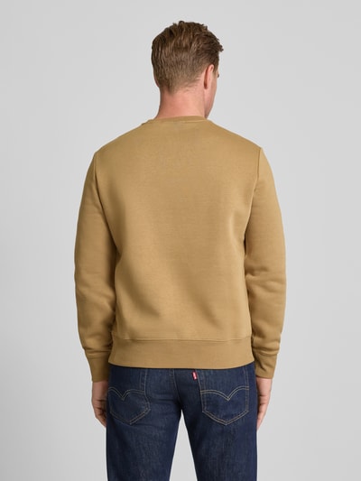 Polo Ralph Lauren Sweatshirt mit Label-Print Khaki 5