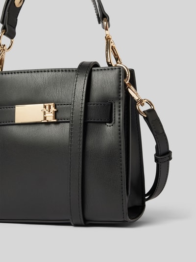 Tommy Hilfiger Handtasche mit Label-Applikation Modell 'HERITAGE' Black 3