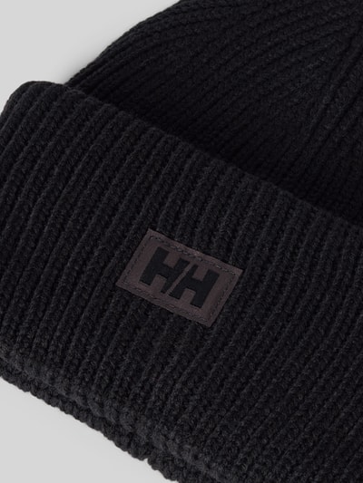 Helly Hansen Czapka beanie z naszywką z logo Czarny 2