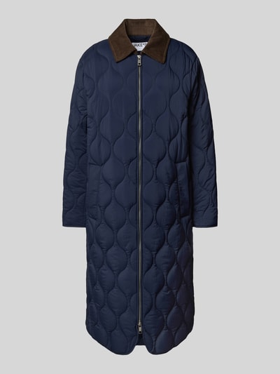 Jake*s Casual Steppmantel mit Zweiwege-Reißverschluss und Eingrifftaschen Marine 2