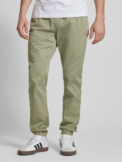 Tommy Jeans Tapered Fit Jogpants mit Tunnelzug Modell 'AUSTIN' Oliv 4