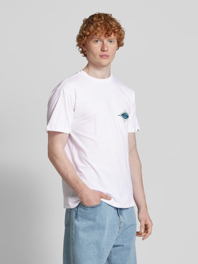 Quiksilver T-shirt met labelprint Wit - 4