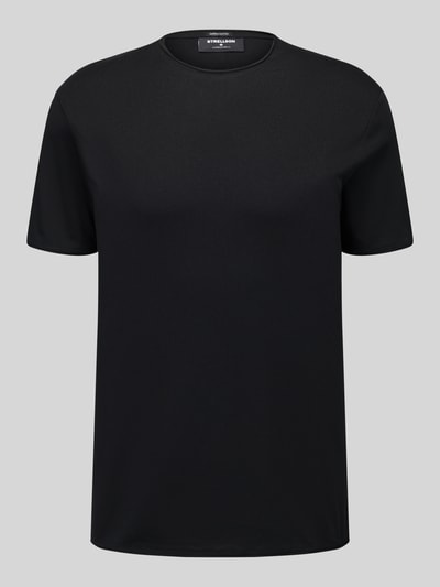 Strellson T-Shirt mit leicht abgerundetem Saum Black 2