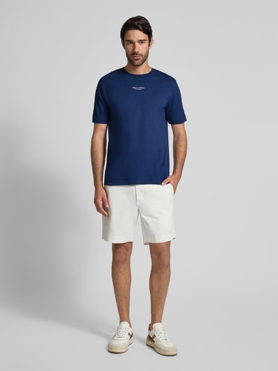 Marc O'Polo Regular Fit T-Shirt aus reiner Baumwolle Royal 1