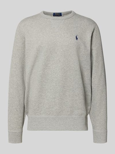 Polo Ralph Lauren Sweatshirt met labelstitching Lichtgrijs gemêleerd - 2