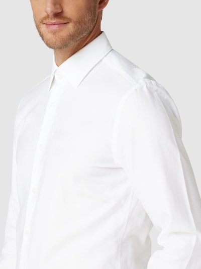 BOSS Casual Fit Business-Hemd mit Kentkragen Modell 'kent' Weiss 3