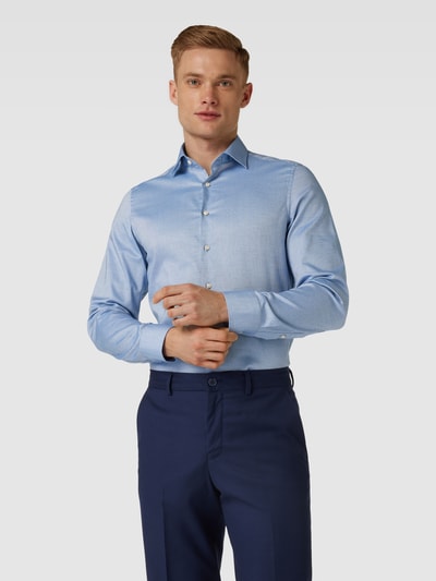 Roy Robson Zakelijk overhemd in effen design Blauw - 4