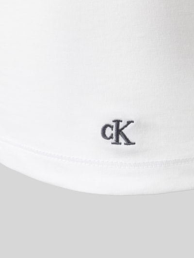 Calvin Klein Underwear Pyjamabovendeel met logostitching in een set van 3 stuks, model 'Classic' Wit - 2