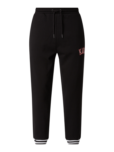 KARL KANI Sweatpants mit Logo-Stickerei Black 2