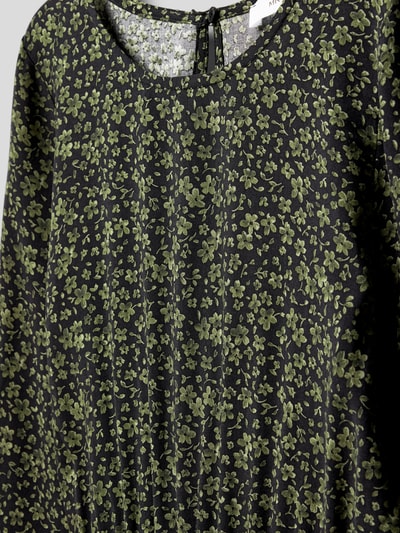 Mango Kleid mit Smok-Detail Modell 'niara' Schwarz 2