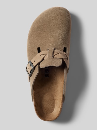 Birkenstock Slippers van echt leer, model 'Boston' Taupe - 3