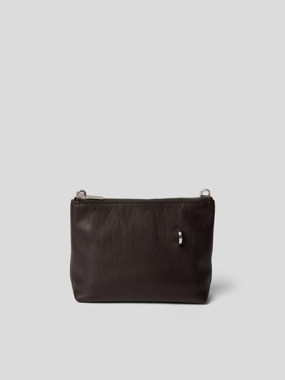 Rick Owens Crossbody Bag aus Leder Bordeaux 4