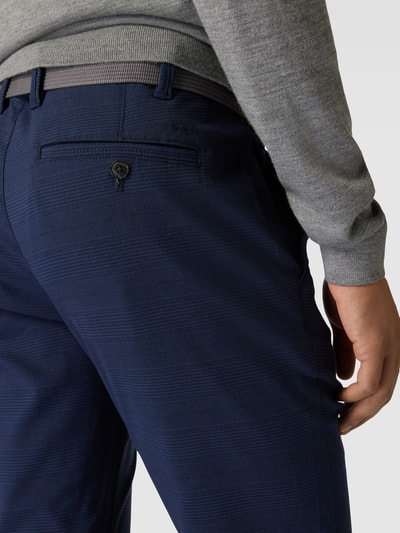 MCNEAL Broek met structuurmotief Marineblauw - 3