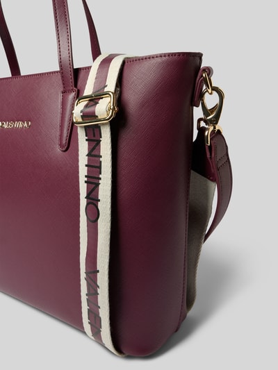 VALENTINO BAGS Handtasche mit Label-Applikation Modell 'ZERO RE' Bordeaux 2