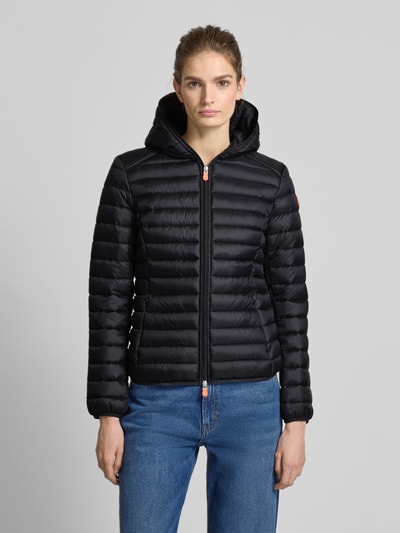 SAVE THE DUCK Steppjacke mit Zweiwege-Reißverschluss Modell 'DAISY' Black 4