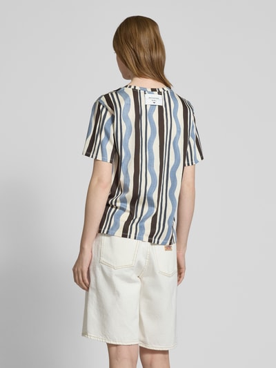 Weekend Max Mara T-shirt z okrągłym dekoltem model ‘CADINE’ Jasnoniebieski 5