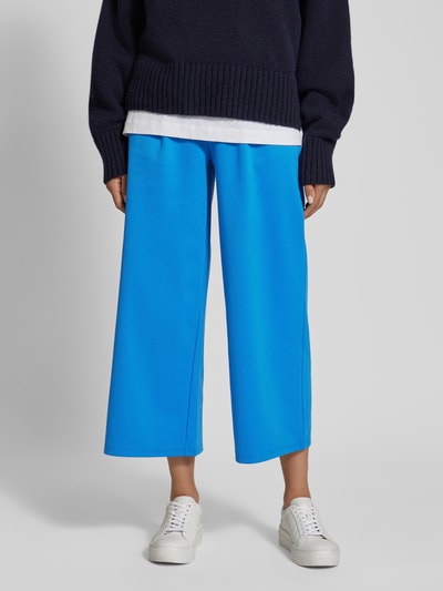 ICHI Culotte mit elastischem Bund Modell 'Kate' Blau 4