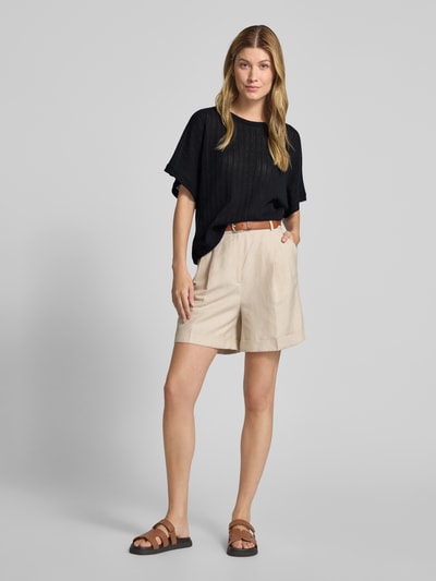 Tom Tailor Loose Fit Strick-Shirt mit Baumwollanteil Black 1
