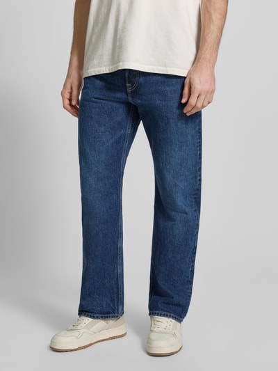 Wood Wood Jeans im Used-Look Modell 'Type 2' Dunkelblau 4