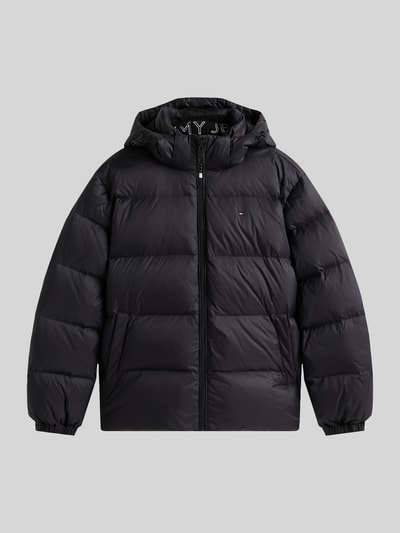 Tommy Jeans Relaxed Fit Daunenjacke mit Kapuze Black 2