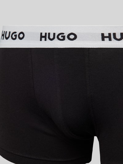 HUGO Trunks mit elastischem Label-Bund im 3er-Pack Black 2