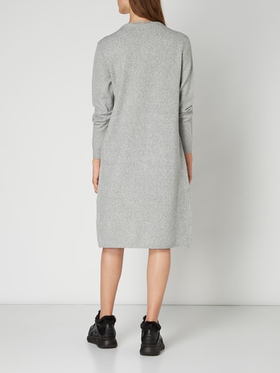 Vero Moda Lange cardigan met opengewerkte voorkant  Lichtgrijs gemêleerd - 5