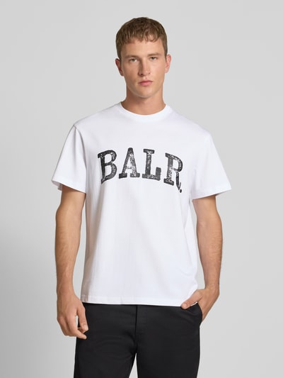 Balr. T-Shirt mit Logo und Rundhalsausschnitt Weiss 4