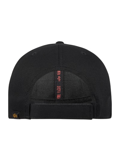 Alpha Industries Cap mit Logo Black 2