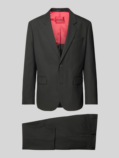 HUGO Anzug mit Reverskragen Modell 'Karlo' Black 2