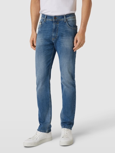 bugatti Modern fit jeans met stretch Blauw - 4