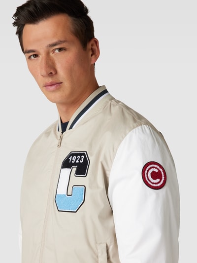 Colmar Originals Kurtka baseballowa z naszywką z logo model ‘FIBERS’ Brudny biały 3