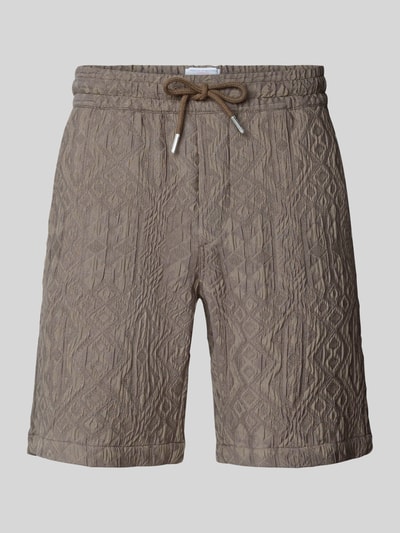 Lindbergh Shorts met elastische band Kaki - 2