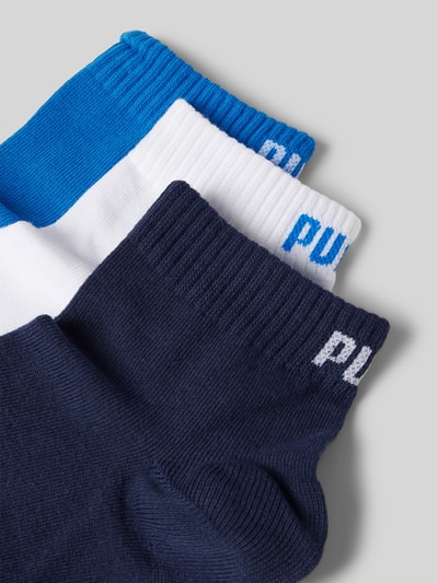 Puma Sneakersocken mit Label-Print im 3er-Pack Royal 2