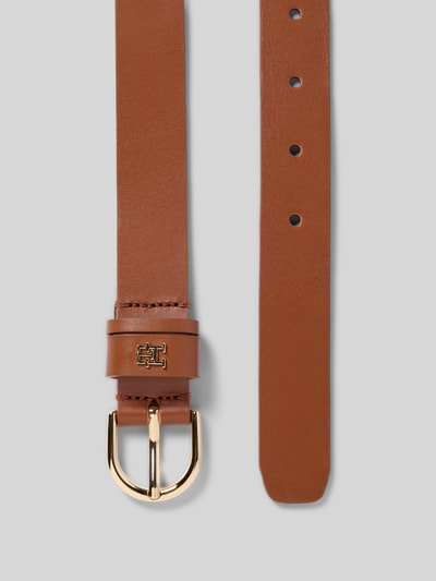 Tommy Hilfiger Pasek ze skóry naturalnej Koniakowy 3