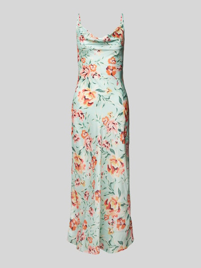Guess Maxi-jurk met cascadehals, model 'AKILINA' Mintgroen - 2