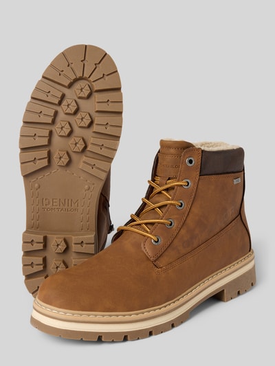 Tom Tailor Buty z wodoodpornego materiału model ‘NAIKA’ Ciemnobrązowy 4