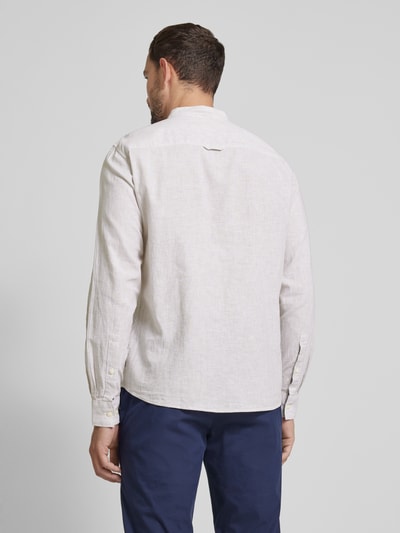 s.Oliver RED LABEL Regular Fit Freizeithemd mit fein strukturiertem Muster Sand 5
