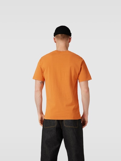 WOOD WOOD T-Shirt mit Label-Stitching Orange 5