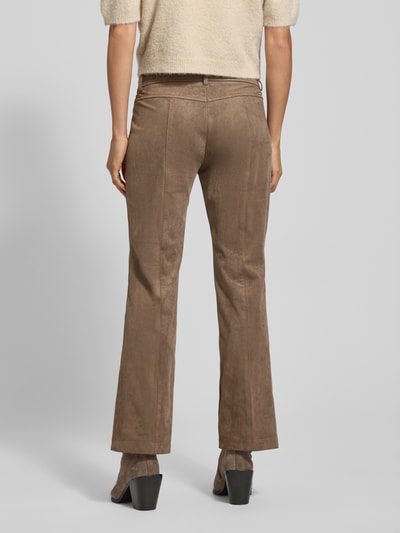 CAMBIO Hose in Leder-Optik Modell 'FARAH PATACHED POCKET' Mud 5