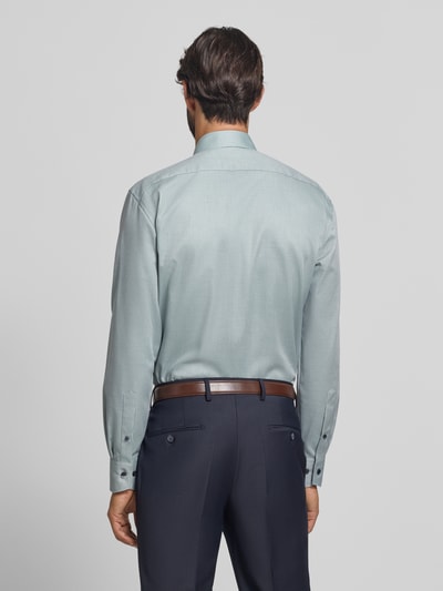 OLYMP Modern fit zakelijk overhemd met kentkraag Groen - 5