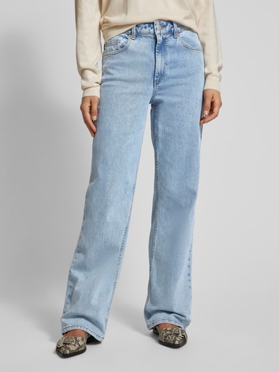 YAS Straight Leg Jeans im 5-Pocket-Design Modell 'ALENA' Jeansblau 4