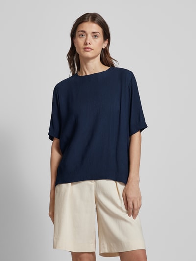 Tom Tailor Bluse mit Rundhalsausschnitt Marine 4