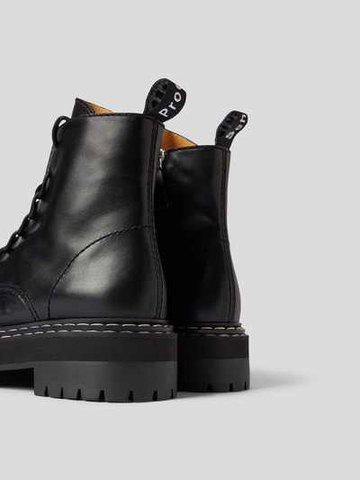 Proenza Schouler Schn rboots aus echtem Leder black online kaufen