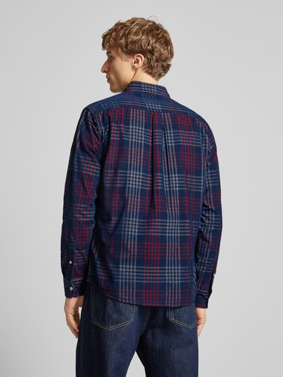 Pepe Jeans Freizeithemd mit Button-Down-Kragen Modell 'Marcus' Marine 5