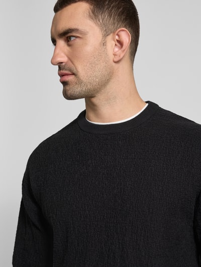 CK Calvin Klein Strickpullover mit Rundhalsausschnitt Black 3