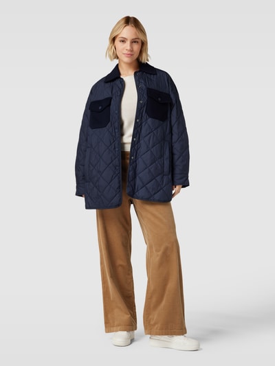 Weekend Max Mara Steppjacke mit Bindegürtel Modell 'PAPRICA' Marine 1