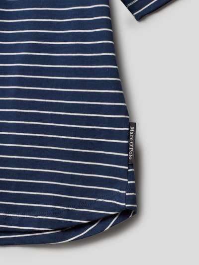Marc O'Polo T-Shirt aus Baumwolle im Streifenmuster Marineblau 2