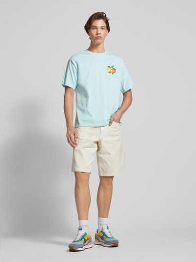 Levi's® Oversized T-Shirt mit Motiv-Print Modell 'VINTAGE' Aqua 1