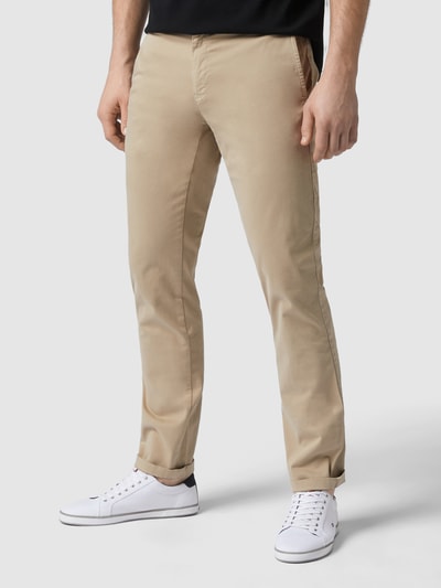 Tommy Hilfiger Straight fit chino met hoog stretchgehalte, model 'Denton' - 'Flex Technology' Beige - 4