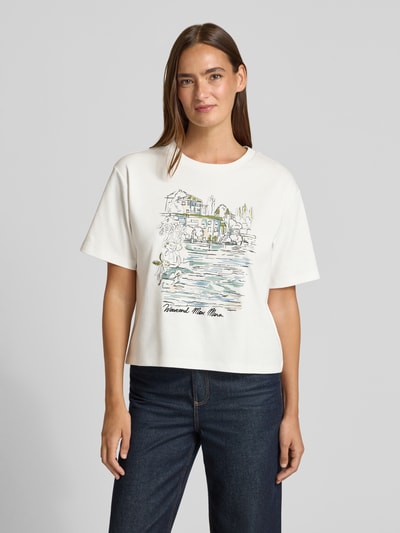 Weekend Max Mara Boxy fit T-shirt van 100% katoen model 'SALA' Wit - 4